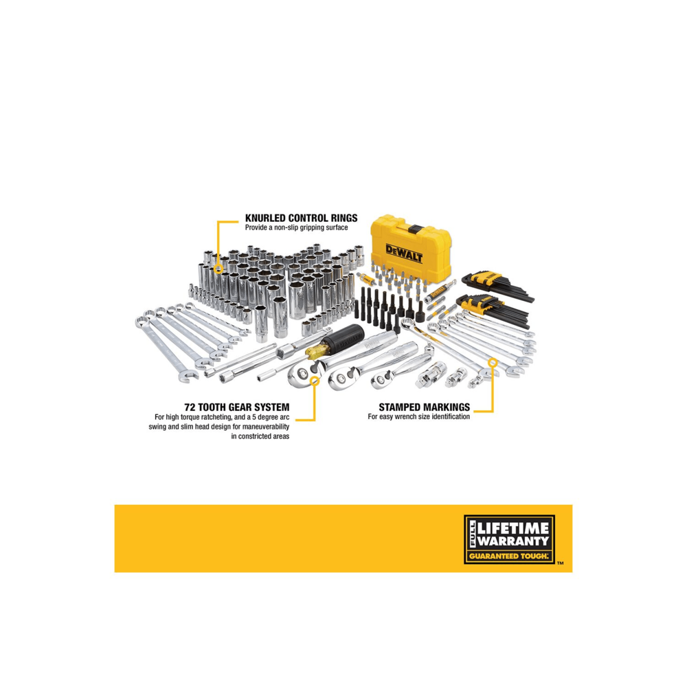 DEWALT 168 Piece Mechanics Tool Set