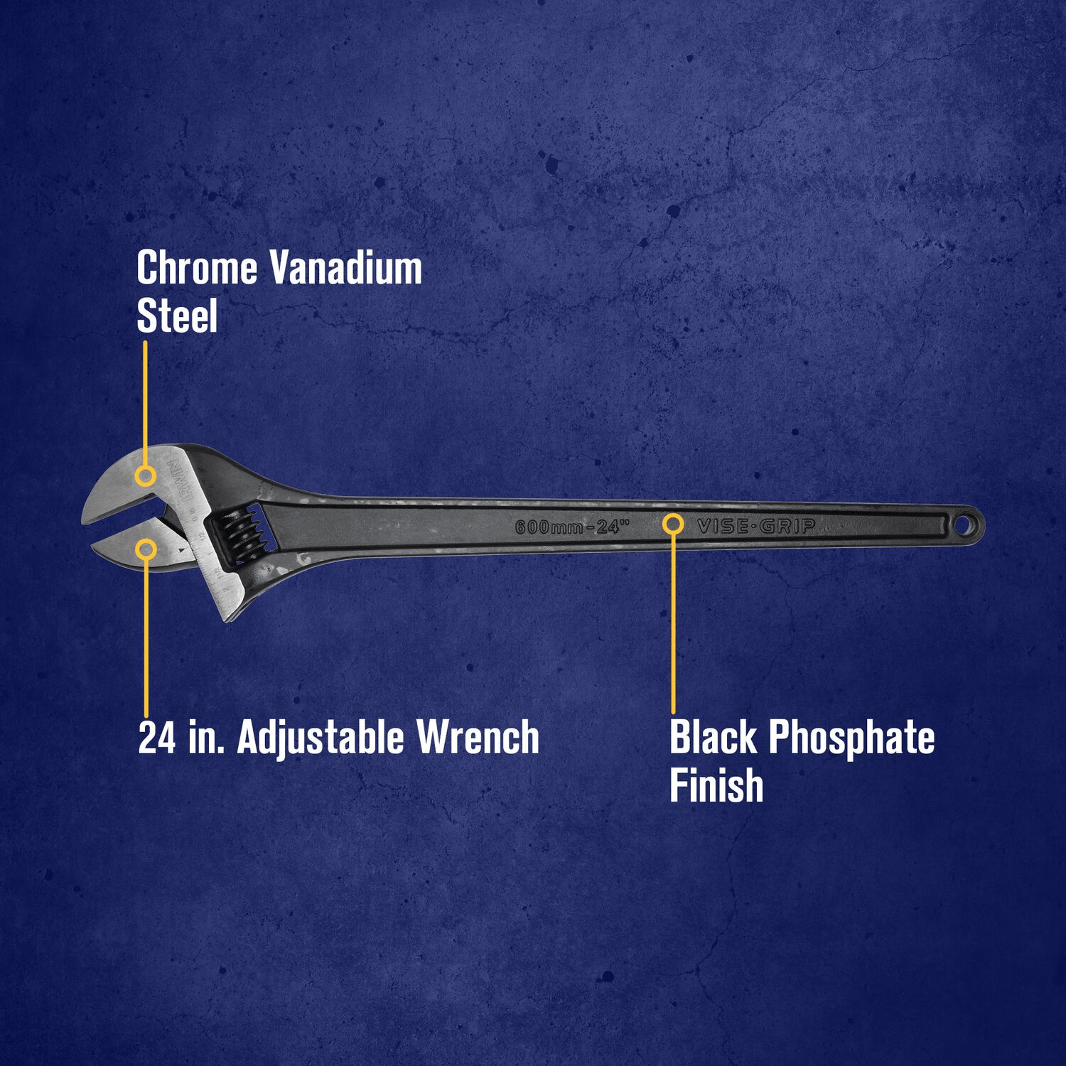 IRWIN Vise-Grip Adjustable Wrench, 24