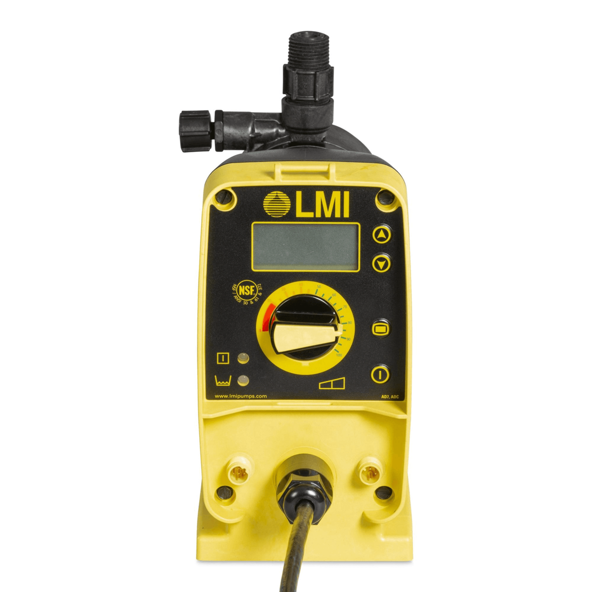 LMI Roytronic™ EXCEL™ Digital AD Pump, AutoPrime Head, 7.92 GPD, 250 PSI, AD841-A20HI, Chlorine