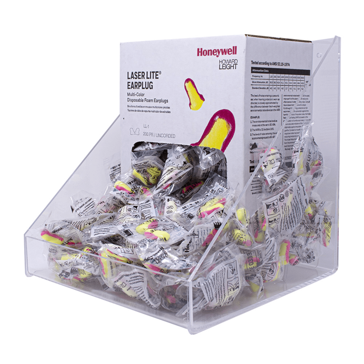 ACRYLIC DISPENSER, EAR PLUG TRAY