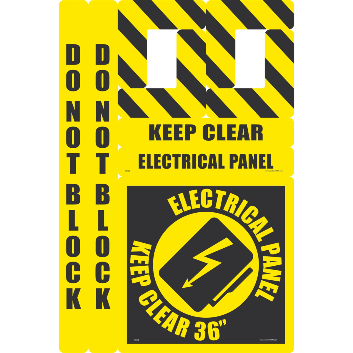 WALK-ON FLOOR MARKING KIT, CONFIGURABLE, TEXTURED NON-SLIP