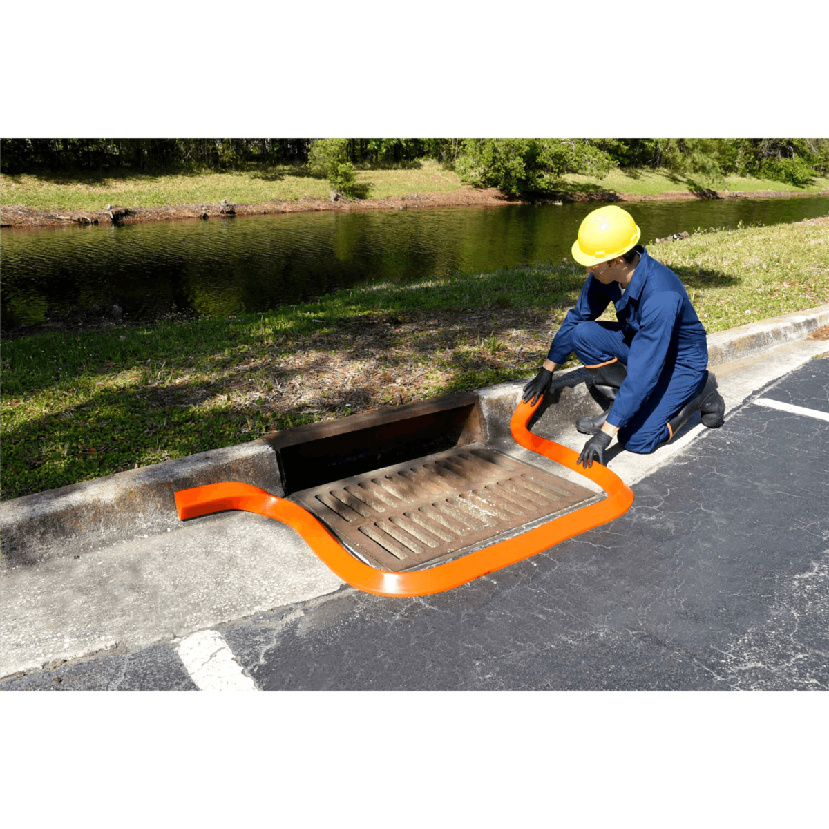 UltraTech, Spill Berm, 10 Foot Length, Orange, 2100