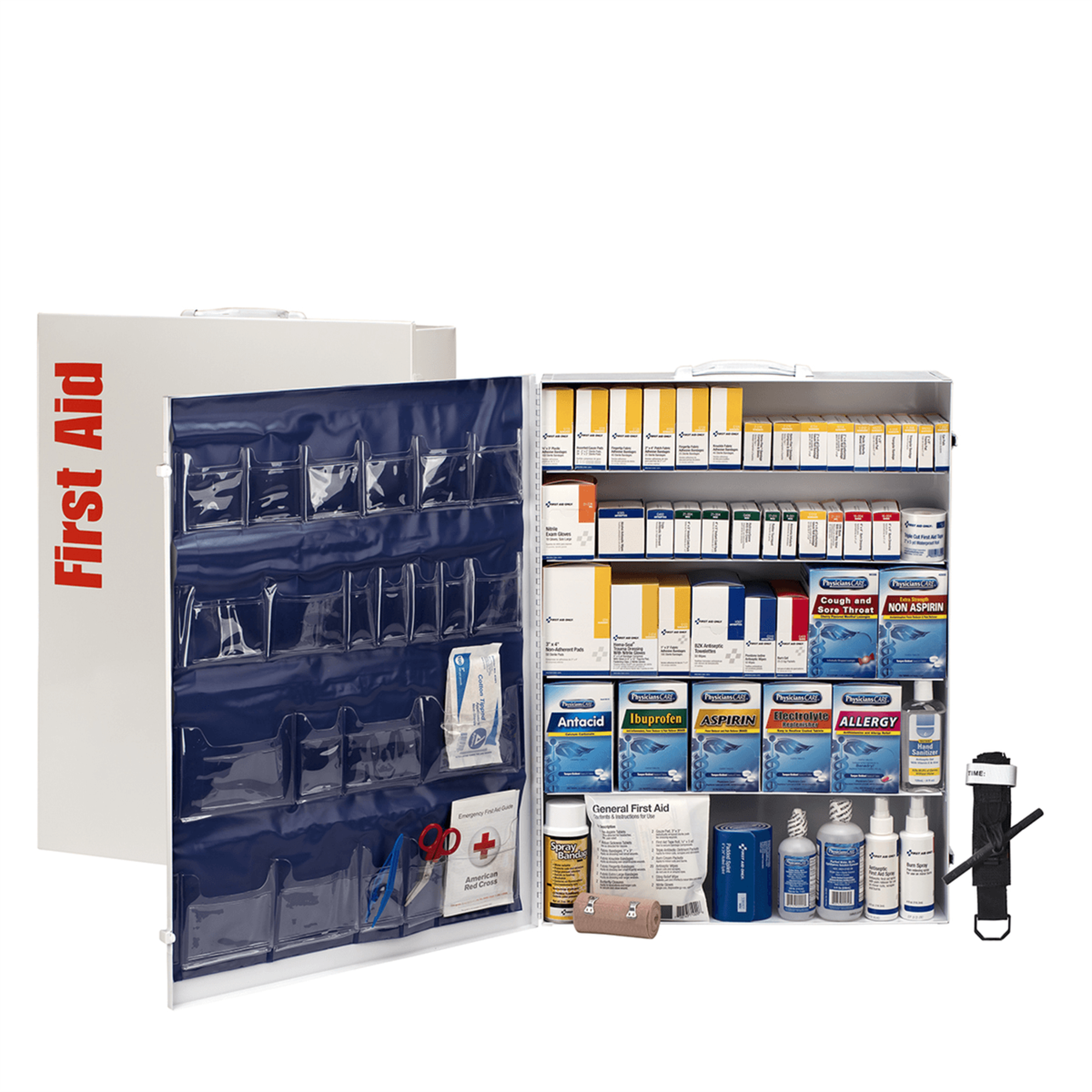Acme United 200 Person ANSI 2021 Class B, 5 Shelf First Aid Cabinet