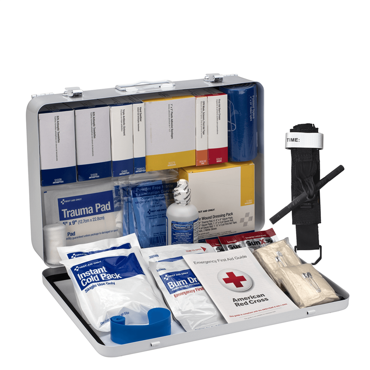 Acme United 50 Person ANSI 2021 Class B, Contractor Metal First Aid Kit