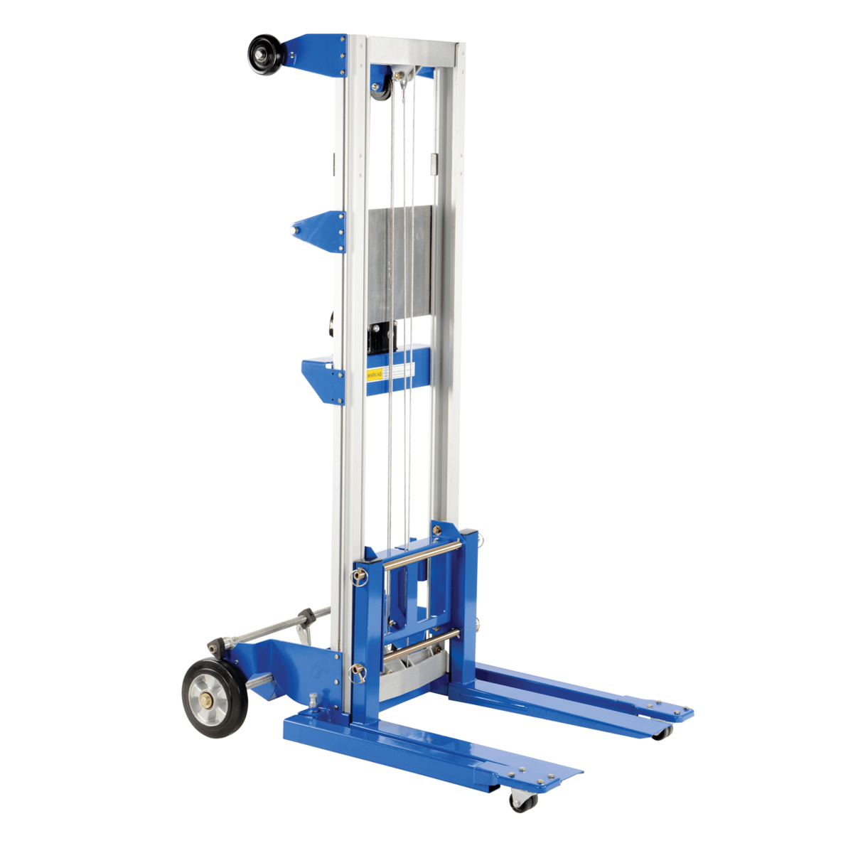 Vestil Aluminum/Steel Adjustable Straddle Hand Winch Lift Trucks 400Lb. Capacity Silver A-LIFT-S-HP