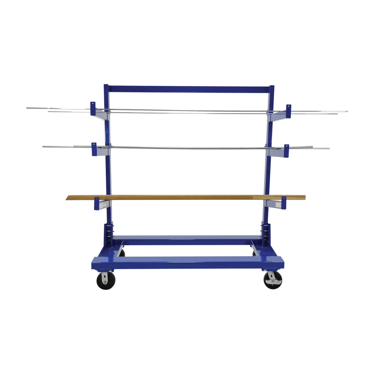 Vestil Steel Portable Cantilever Cart 30 In. x 60 In. 2000 Lb. Capacity Blue CANT-3060