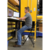 Vestil Steel Height Ergonomic Worker Chairs 13 In. to 34 In. 220 Lb. Capacity Black CPRO-600