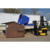 Vestil Steel Medium Duty Self Dumping Hopper 2 Cubic Yard 4000 Lb. Capacity Blue D-200-MD