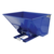 Vestil Steel Medium Duty Self Dumping Hopper 3 Cubic Yard 4000 Lb. Capacity Blue D-300-MD