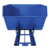 Vestil Steel Heavy Duty Self Dumping Hopper 4 Cubic Yard 6000 Lb. Capacity Blue D-400-HD