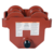 Vestil Steel Push Eye Manual Trolley 6000 Lb. Capacity Orange E-MT-6