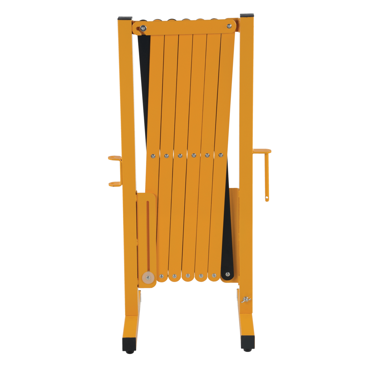 Vestil Steel Expand-A-Gate 144 In. Yellow EXGATE-30