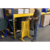 Vestil Steel Expand-A-Gate with Casters 45 In. x 45 In. x 39 In. 144 In. Yellow EXGATE-30-C
