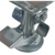 Vestil Steel Top Mount Floor Lock 4.875 In. to 5.875 In. Silver FL-LK-4E