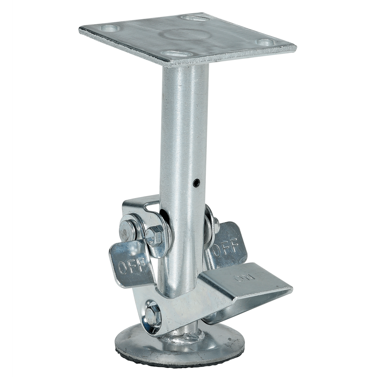 Vestil Steel Floor Lock 9.5 In. to 8.75 In. Silver FL-LK-8EL