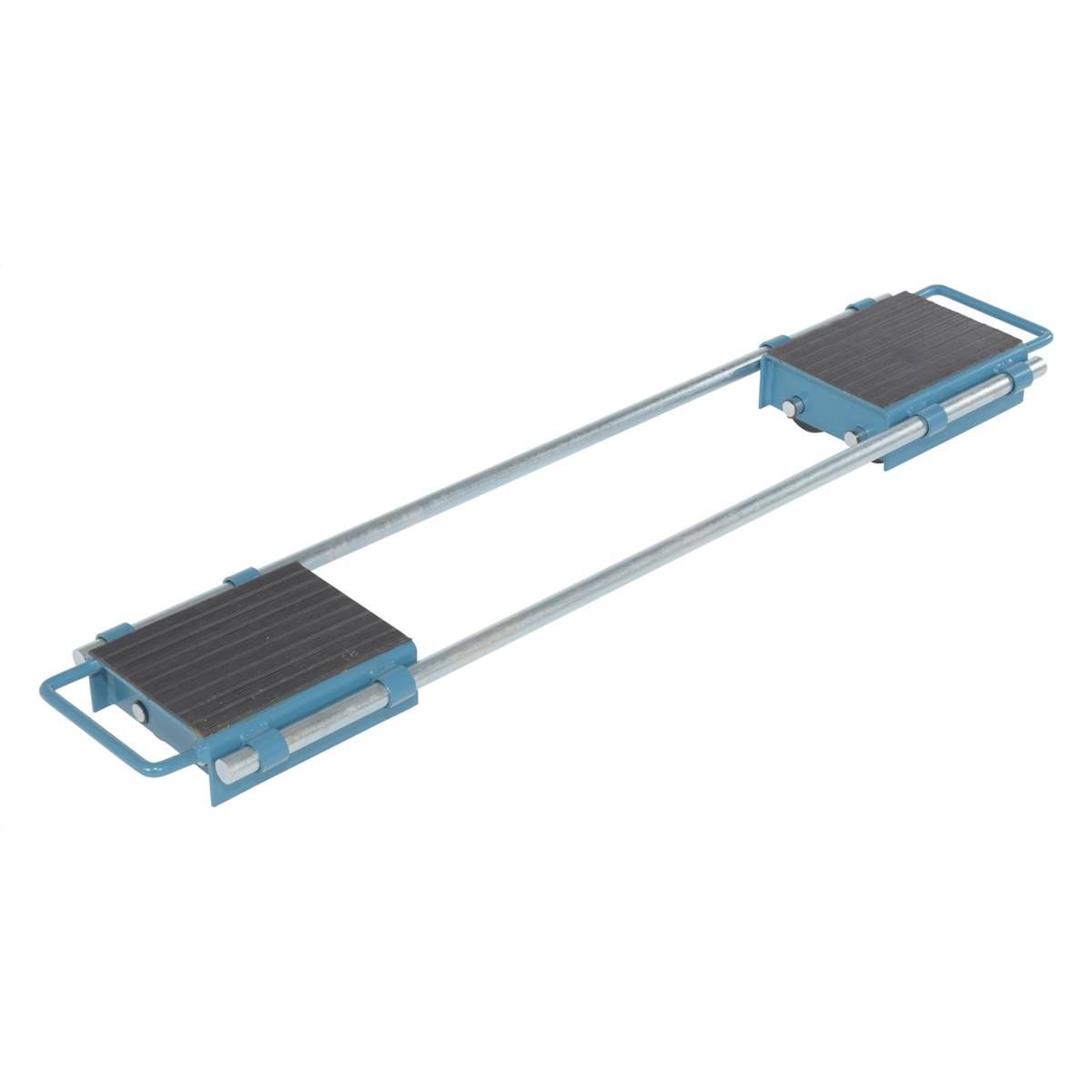 Vestil Adjustable Machinery Skates 10-1/2 In. x 12-13/16 In. x 4-3/8 In. 6 Ton Capacity Blue ASKT-6