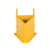 Vestil Steel Upright Rack Guard 7 In. x 5 In. x 5 In. Yellow G3-V4-YL
