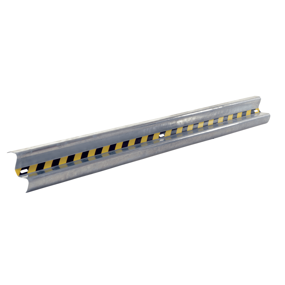Vestil Steel Straight Guard Rail 10 Ft. Galvanized GR-H2R-BO-10-HDG