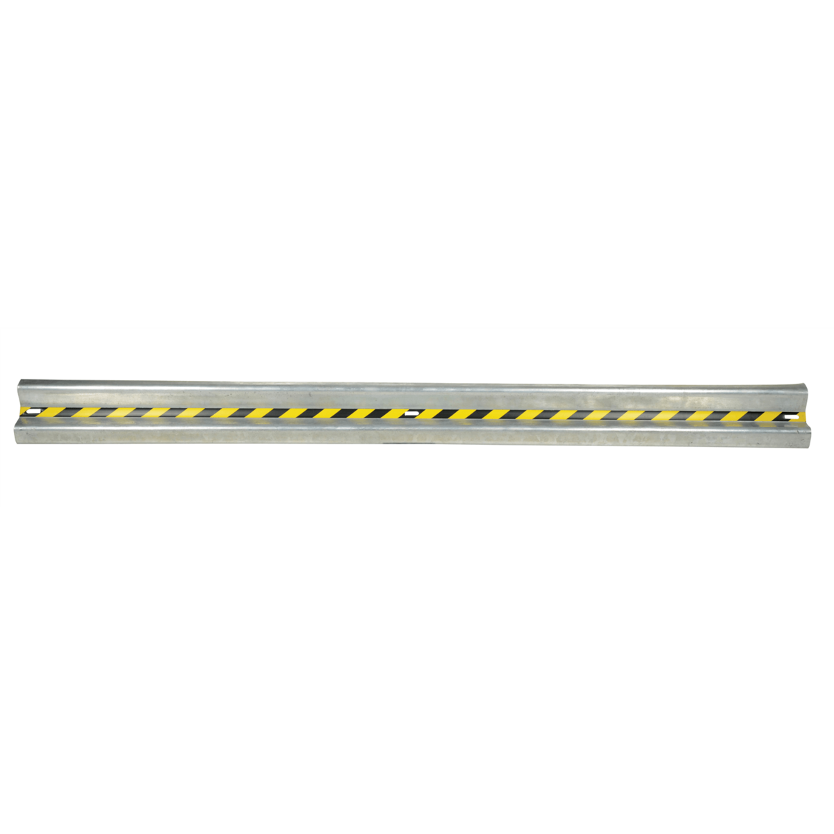 Vestil Steel Straight Guard Rail 12 Ft. Galvanized GR-H2R-BO-12-HDG