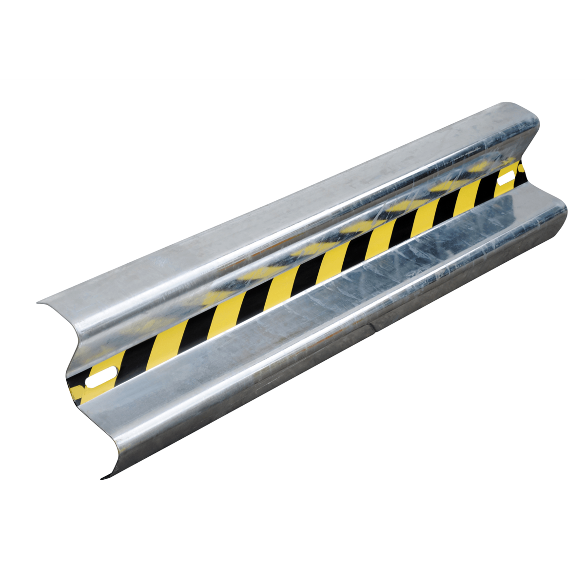 Vestil Steel Straight Guard Rail 4 Ft. Galvanized GR-H2R-BO-4-HDG