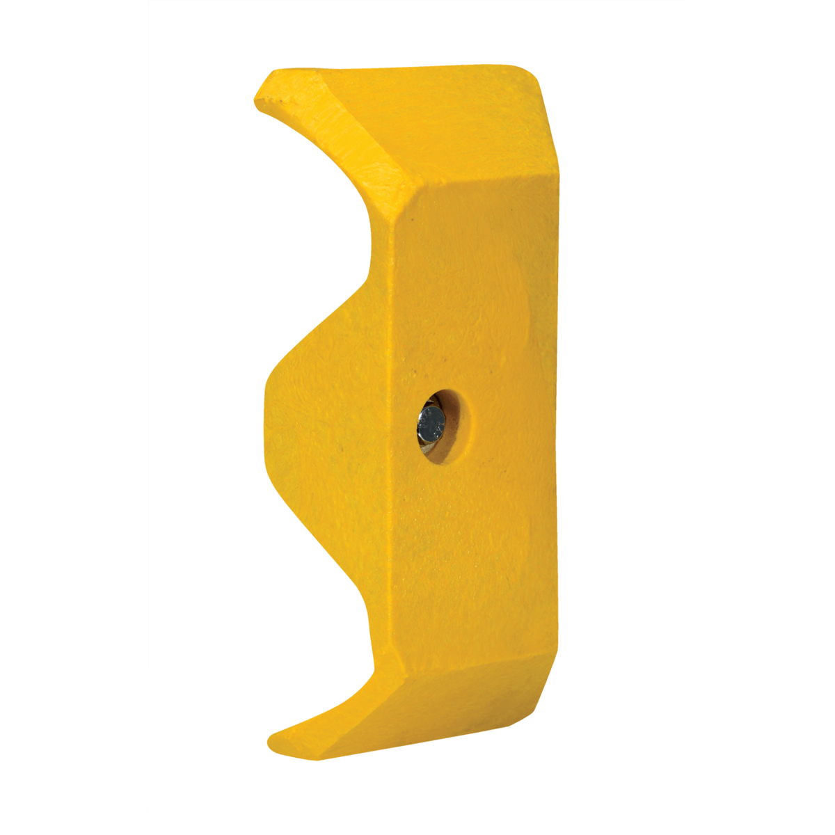 Vestil Plastic End Cap For Guard Rail System Yellow GR-H2R-CAP