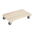 Vestil Poplar Solid Deck Dolly 24 In. x 16 In. x 5-1/4 In. 900 Lb. Capacity Tan HDOS-1624-9-E