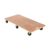 Vestil Hardwood Solid Deck Dolly 47-1/4 In. x 23-1/2 In. x 6-1/4 In. 1200 Lb. Capacity HDOS-2448-6SW