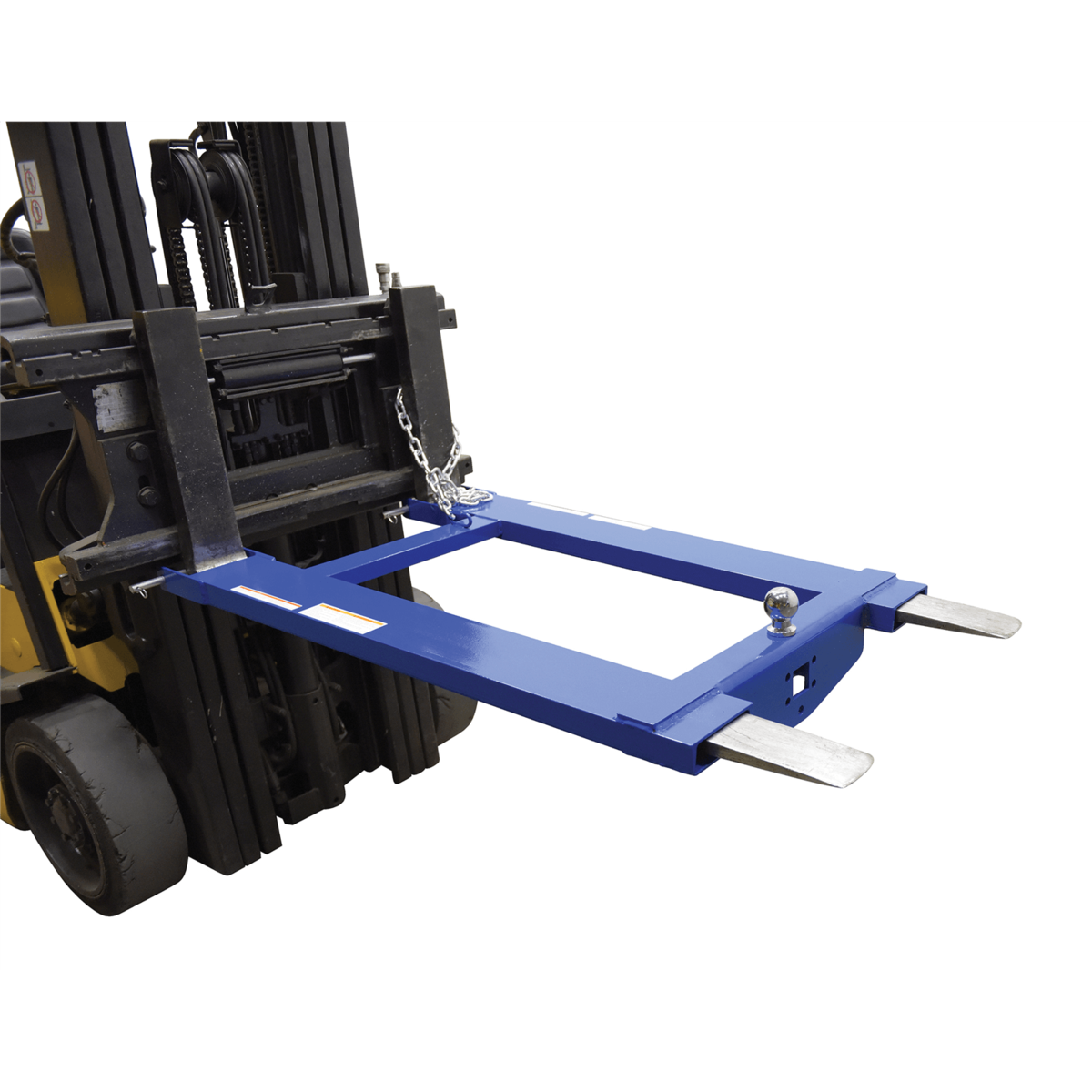 Vestil Steel Fork Truck Hook Base 44 In. 4000 Lb. Capacity Blue HOOK-BASE-44