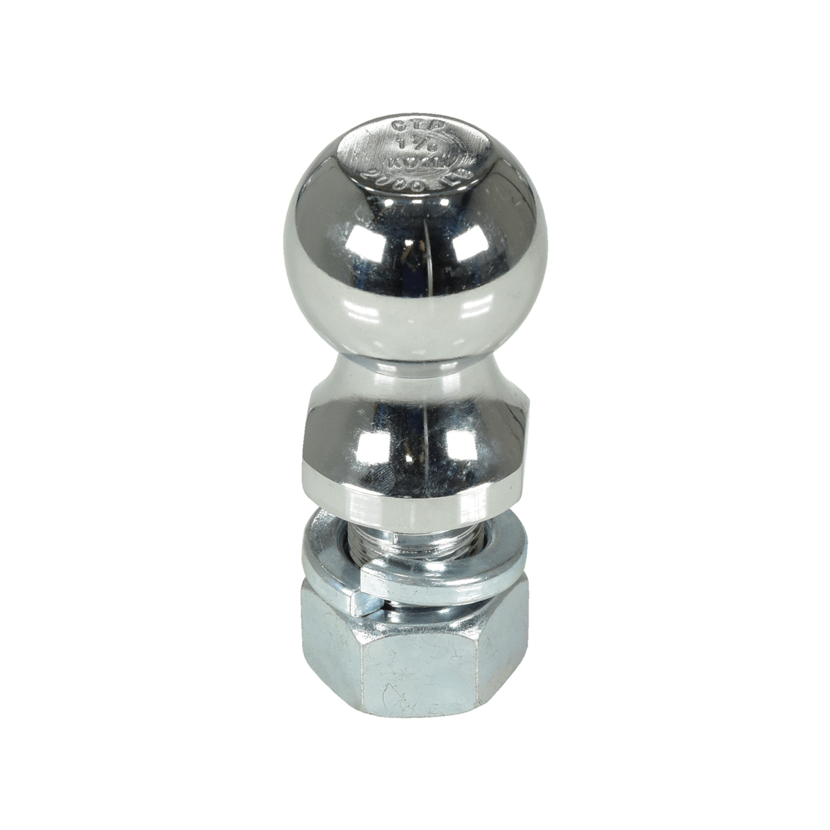 Vestil Steel Bolt On Tow Ball 1-7/8 In. Diameter 2000 Lb. Capactiy Silver BALL-178