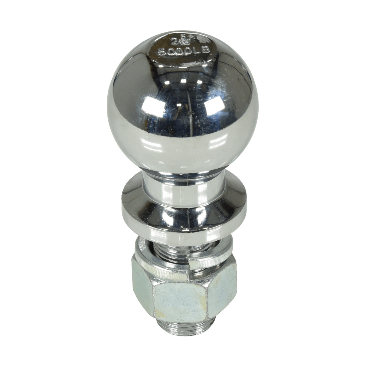 Vestil Steel Bolt On Tow Ball 2-5/16 In. Diameter 5000 Lb. Capacity Silver BALL-2516