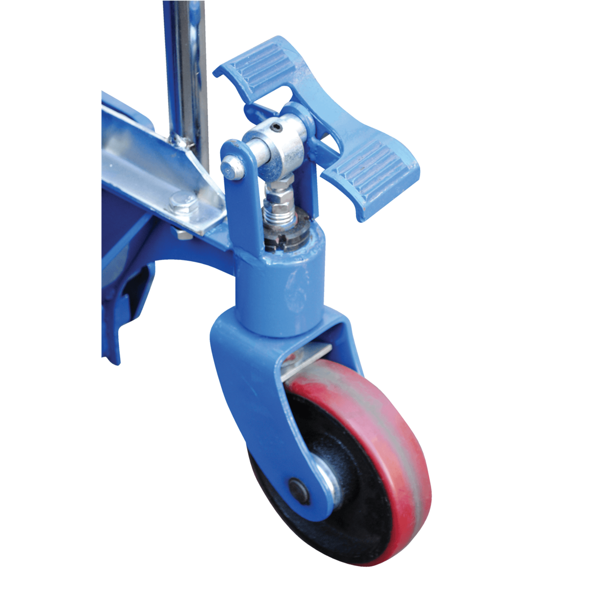 Vestil Steel Portable Foot Pump Hefti-Lift 41 In. x 54 In. 880 Lb. Capacity Blue HYD-5