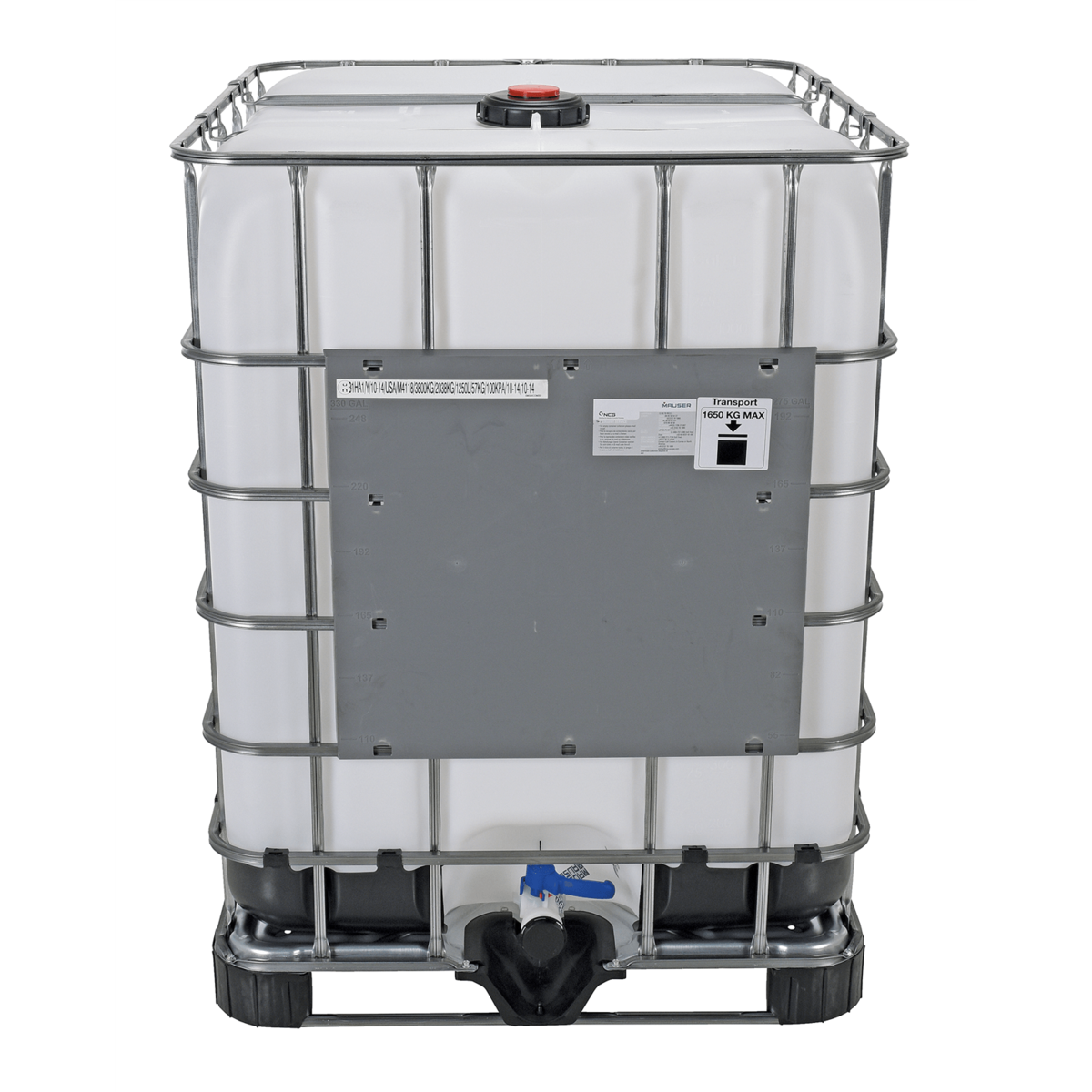 Vestil High Density Polyethylene Intermediate Bulk Container 330 Gallon