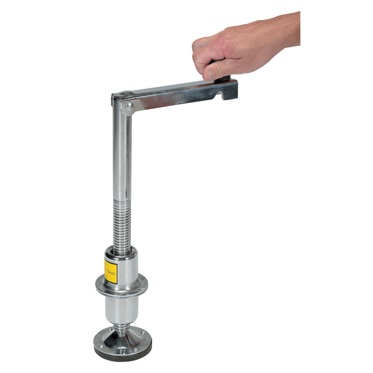 Vestil Steel Leveling Jack 18 In. 5000 Lb. Capacity Silver LJ-9