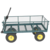 Vestil Steel Landscape Cart with Fold Down Side 53 In. x 24 In. x 26 In. 1000 Lb. Green LSC-2448-4SD