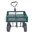 Vestil Steel Landscape Cart w/Plastic Crate 46-1/4In x 29-7/8In x 43-1/2In 1000Lb Green LSC-3052-PCW