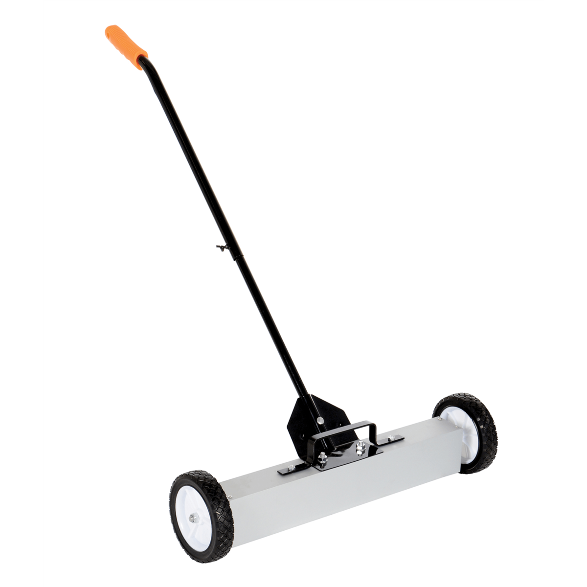 Vestil Aluminum Magnetic Sweeper Handle Release 32 In. x 28 In. x 31 In. 30 Lb. Silver MFSR-24