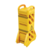 Vestil Plastic Mobile Safety Barrier 23 In. x 13 In. x 40 In. Yellow MSB-138