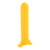 Vestil Steel Low Profile Rack Guard 3 In. x 8 In. x 23-7/8 In. Yellow NPG4-24