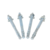 Vestil Steel Concrete Sleeve Anchor Bolts 4 Pack 1/2 In. x 5 In. Silver AS-125-4PK