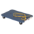 Vestil Polyethylene Dolly with Pull Rope 24 In. x 16 In. x 4-7/16 In. 220 Lb. Blue POS-1624-ROPE