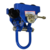 Vestil Steel Quick Install Manual Trolley 7 In. x 11-5/8 In. x 12 In. 2000 Lb. Capacity Blue QIT-2