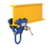 Vestil Steel Quick Install Manual Trolley 7 In. x 11-5/8 In. x 12 In. 2000 Lb. Capacity Blue QIT-2