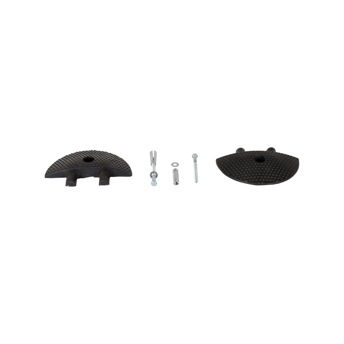 Vestil Rubber Heavy Duty Speed Bump Concrete End Caps Black SBRY-CAP-C