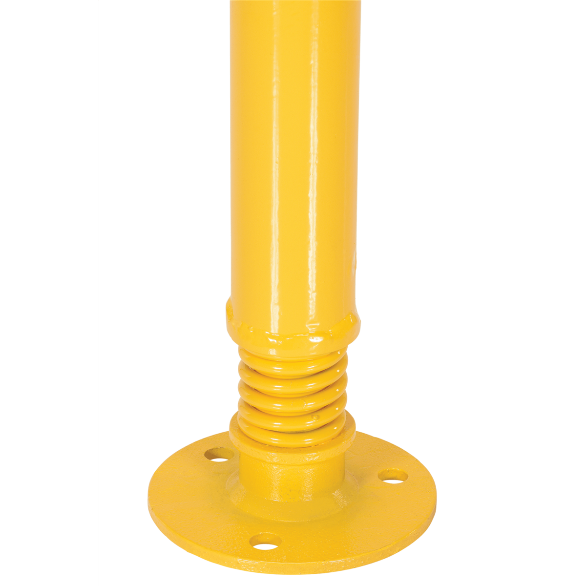 Vestil Steel Spring Loaded Bollard 42 In. Height Yellow SPBOL-42