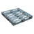 Vestil Galvanized Steel Pallet 36 In. x 36 In. x 4-3/4 In. 8,000 Lb. Floor Capacity Gray SPL-3636