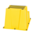 Vestil Polyethylene Nestable 2 Step 500 Lb. Capacity Yellow SPN-2-YL