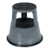 Vestil Steel Rolling Step Stool 17 In. Top Step Height 500 Lb. Capacity Gray STEP-17-GY