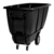 Vestil Plastic Heavy Duty Tilt Truck 1/2 Cubic Yard 1400 Lb. Capacity Black TDT-50-HD-BLACK