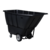Vestil Plastic Heavy Duty Tilt Truck 1 Cubic Yard 2100 Lb. Capacity Black TDT-100-HD-BLACK