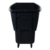 Vestil Plastic Light Duty Tilt Truck 1 Cubic Yard 850 Lb. Capacity Black TDT-100-LD-BLACK